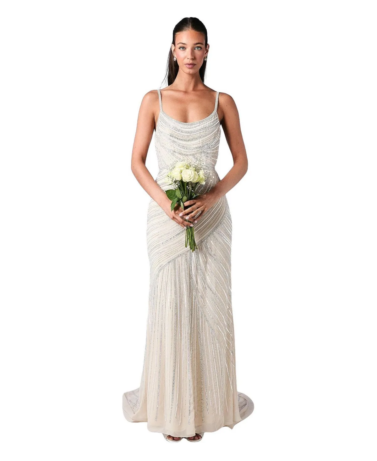 Embellished Strappy Maxi Dress by Coast