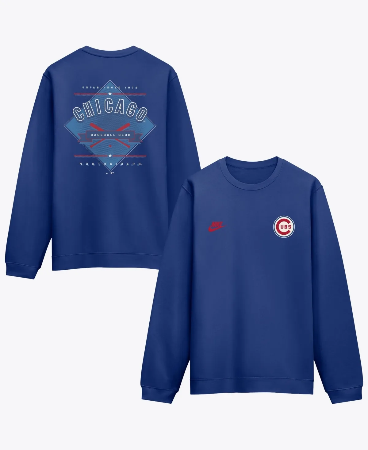 Chicago Cubs Cooperstown Diamond Sweatshirt by Nike