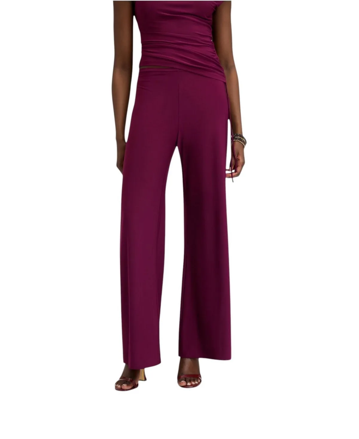 Matte Jersey Pull-On Trouser Pants by Sam Edelman