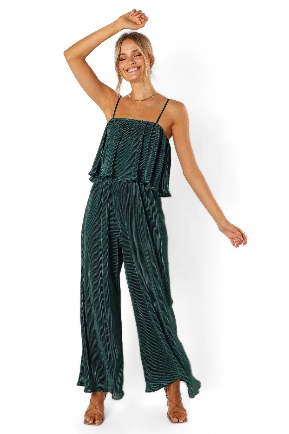 Jillian Plisse Jumpsuit by Petal and Pup