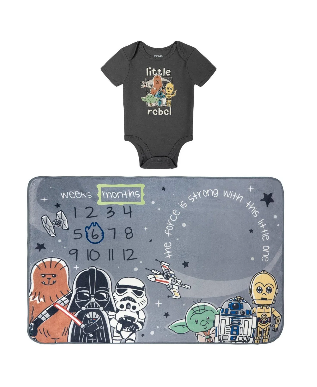 Star Wars Bodysuit and Blanket Set by Star Wars