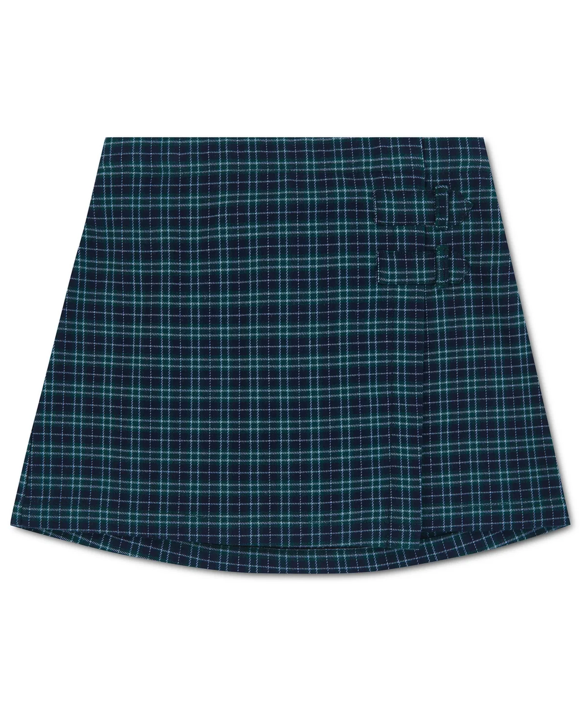 Plaid Wrap-Front Skirts by Abercrombie Kids