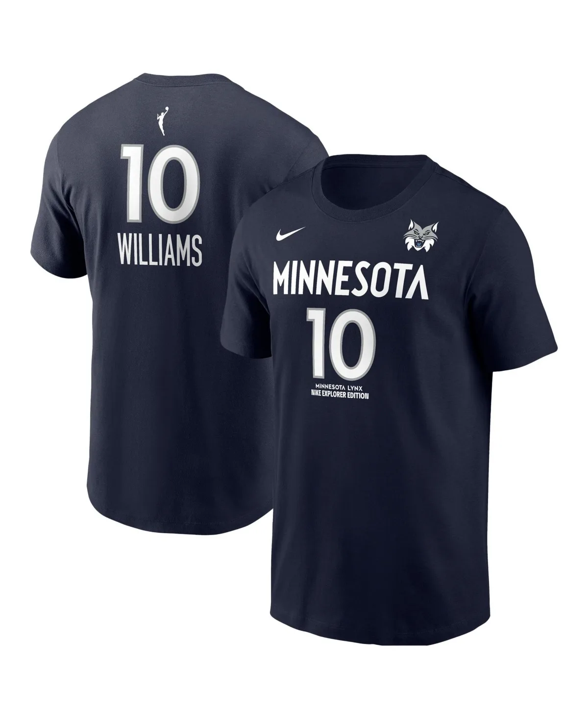 Minnesota Lynx Courtney Williams Explorer Edition Screen Print T-Shirt by Nike