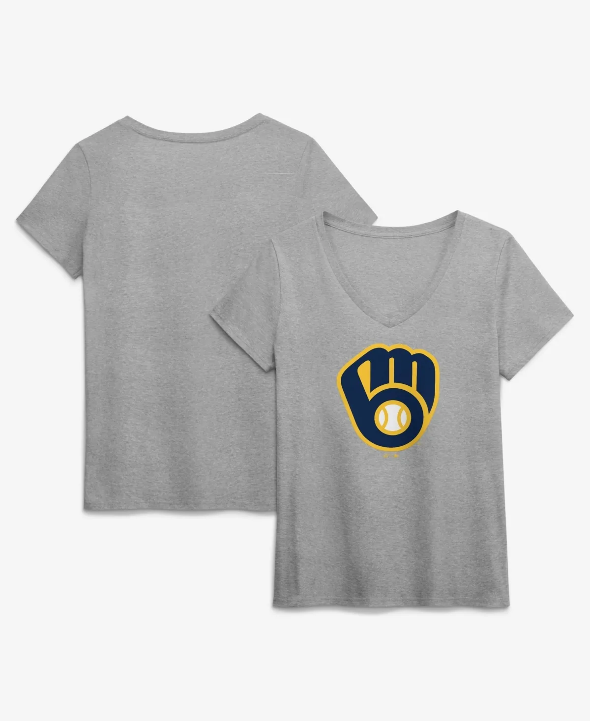 Milwaukee Brewers V-Neck T-Shirt by Logo Athletic