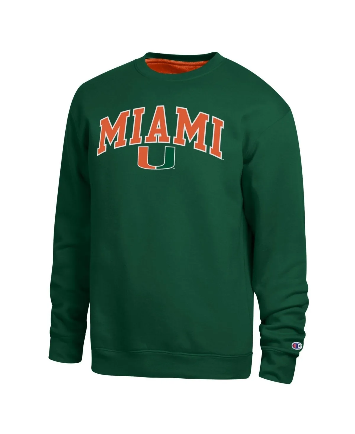Miami Hurricanes Crew-Neck Long-Sleeve Graphic Sweatshirt