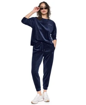 Rhinestone Velour Set by DKNY