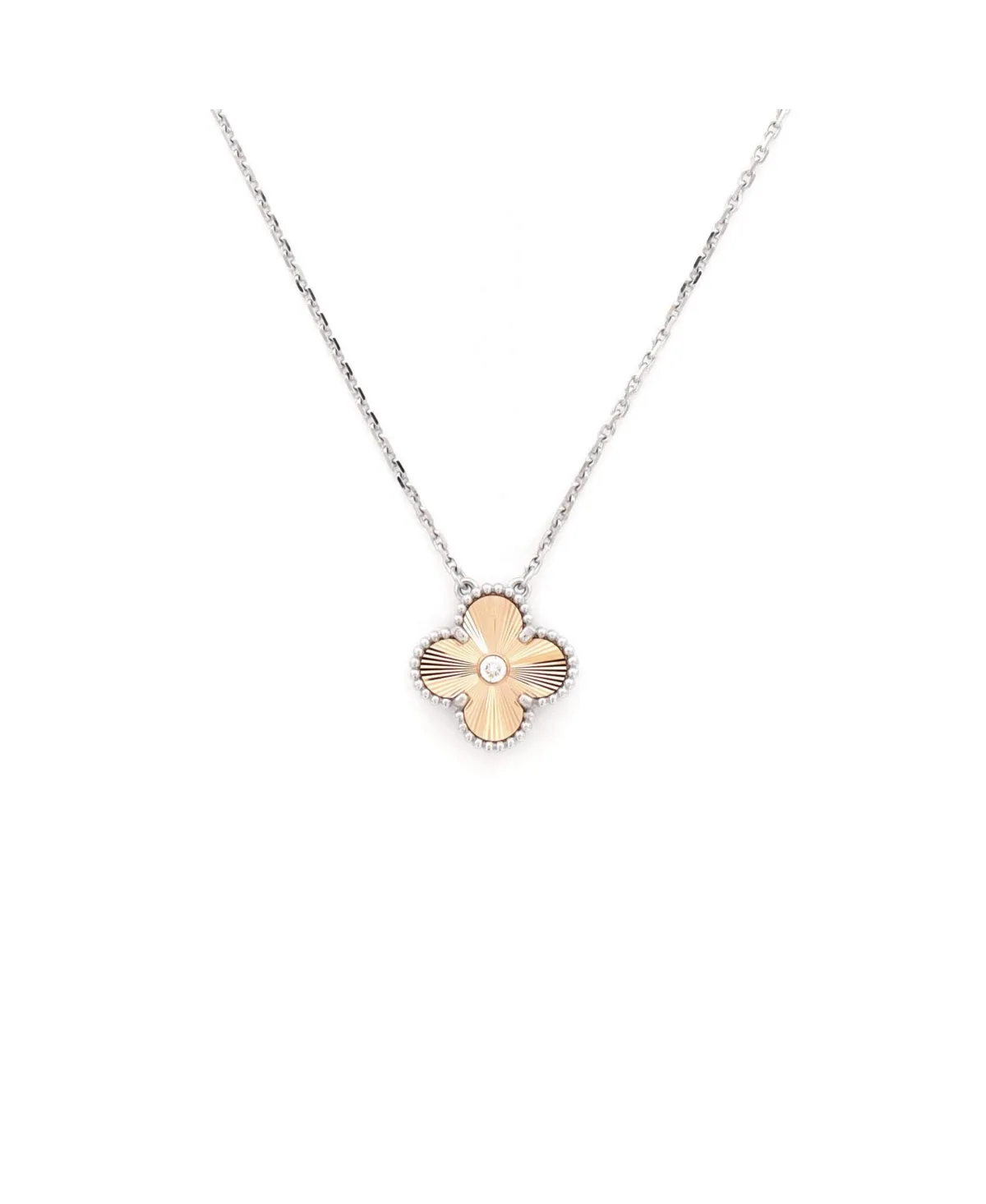 Pre-Owned Van Cleef and Arpels Vintage Alhambra Pendant Necklace by Pre Owned Van Cleef & Arpels