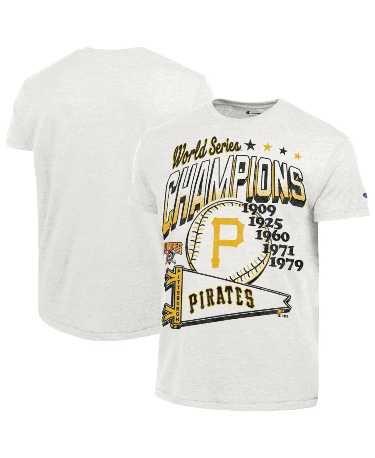 Pittsburgh Pirates Winning Tradition Cooperstown Tri-Blend Graphic T-Shirt by Champion