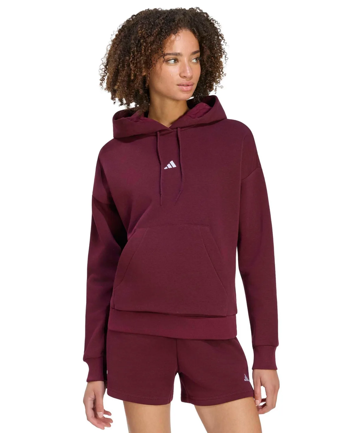 Essentials Long-Sleeve Logo Hoodie by adidas