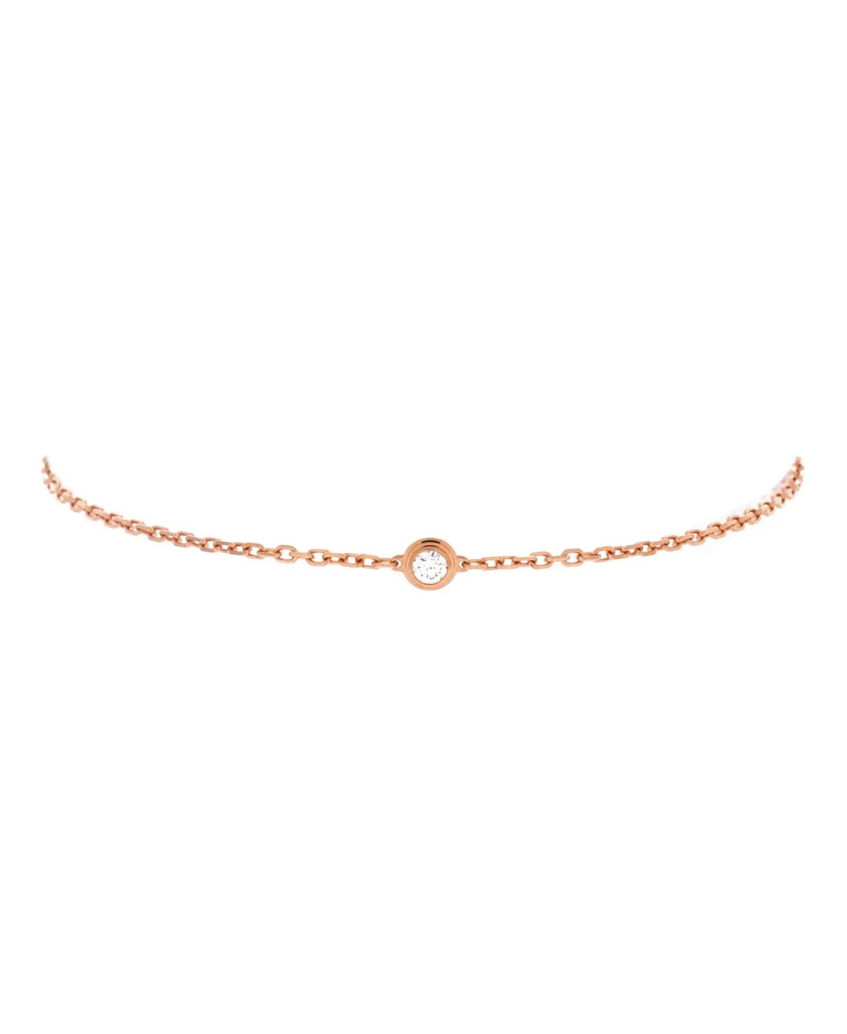 Pre-Owned Diamond D'Amour Bracelet (0.09 ct. t.w.) in 18K Rose Gold