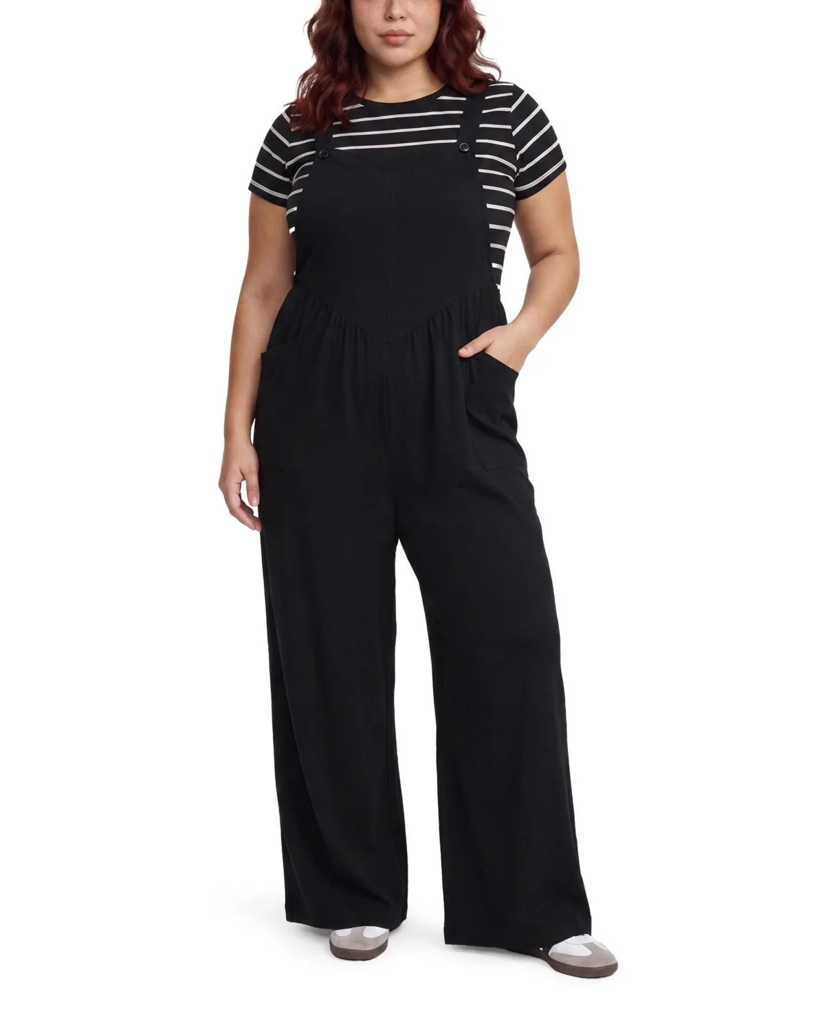 Wide-Leg Gauze Overall by Torrid