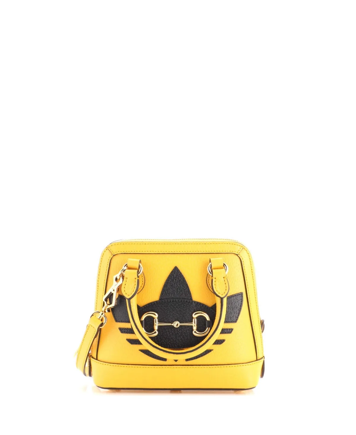 Pre-Owned Gucci Mini x Adidas Horsebit 1955 Top Handle Bag Leather with Applique by Gucci