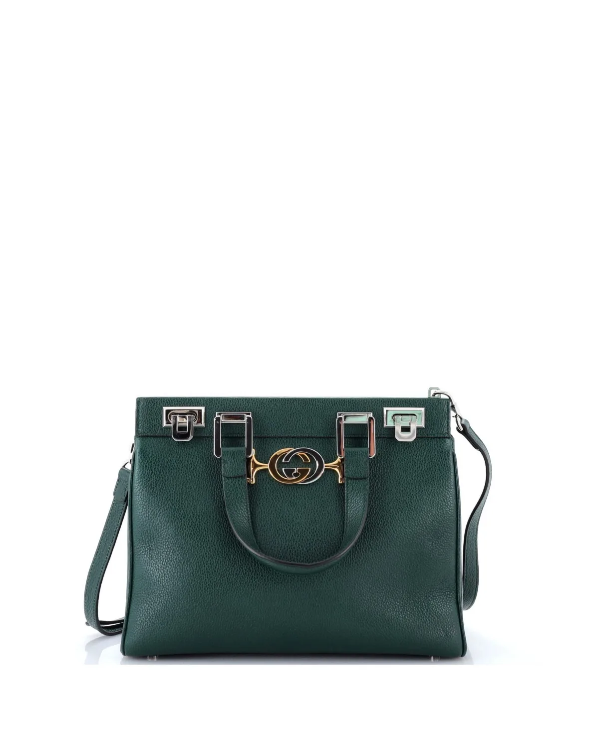 Pre-Owned Gucci Small Zumi Top Handle Bag Leather
