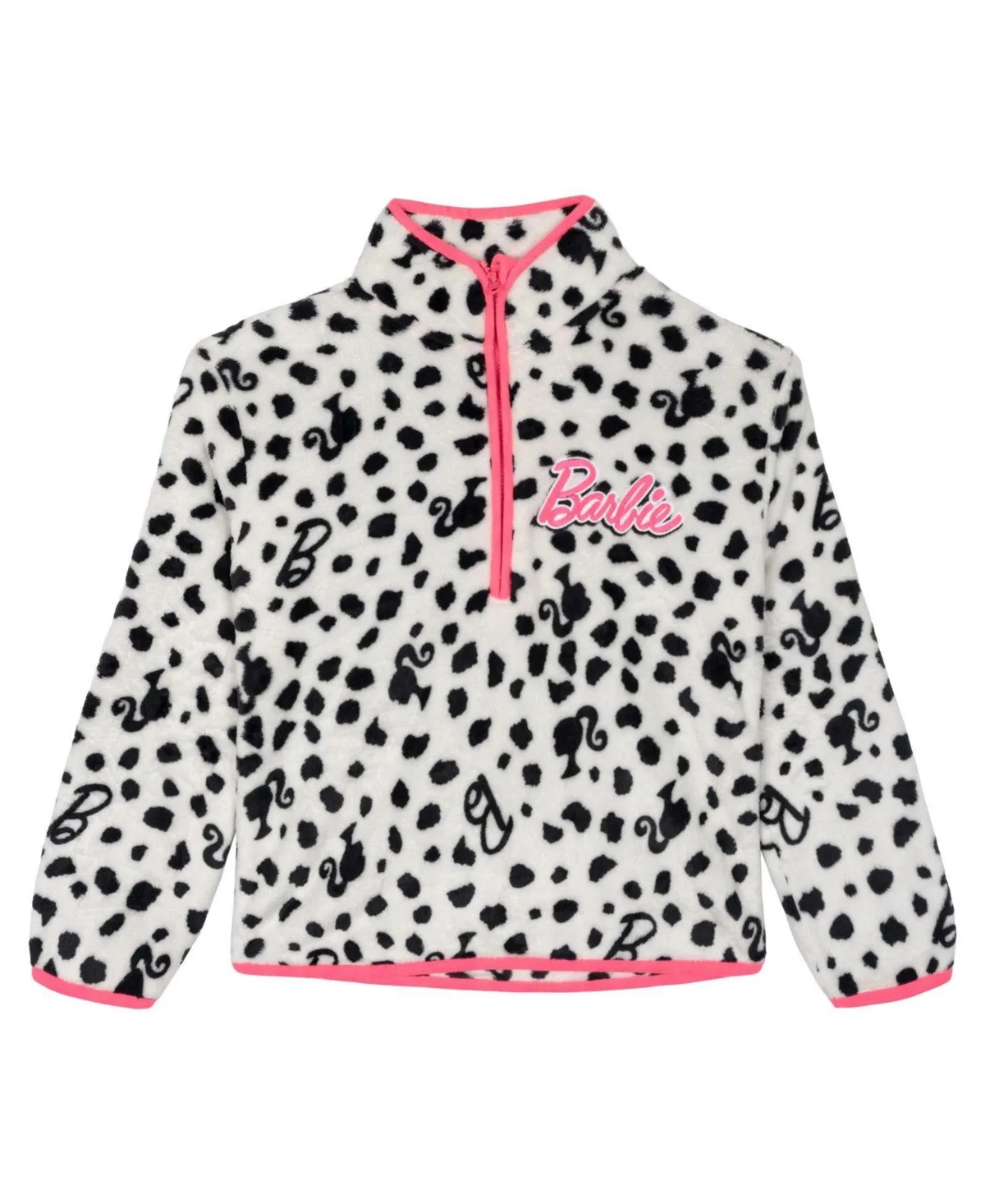 Half-Zip Fleece Stand-Collar Sweatshirt by Barbie