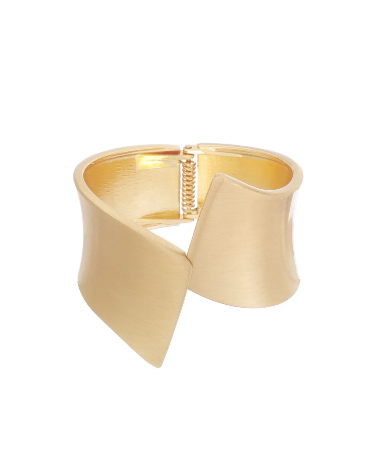 Gold-Tone Overlap Cuff Bracelet