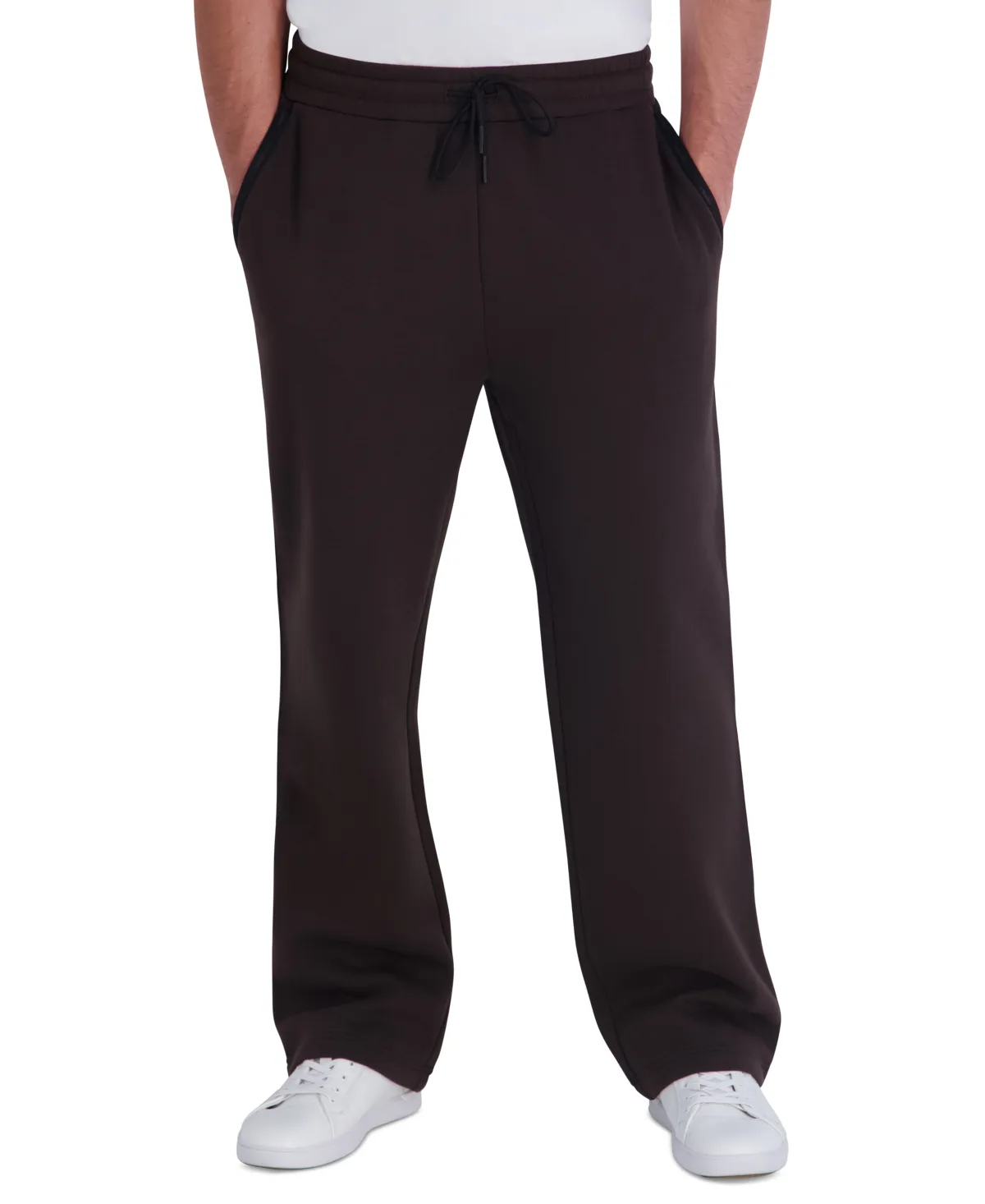 Pull-On Fleece Regular-Fit Pants by Karl Lagerfeld