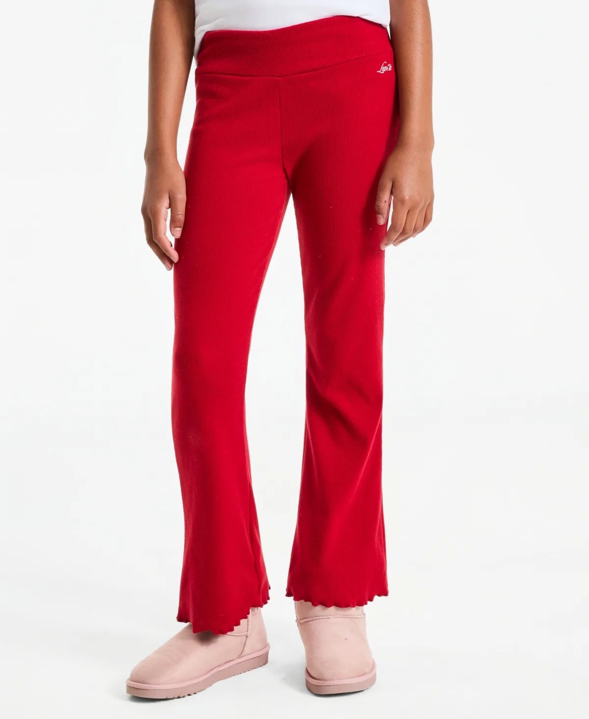 Ribbed-Flared Pull-On Pants by Levi's