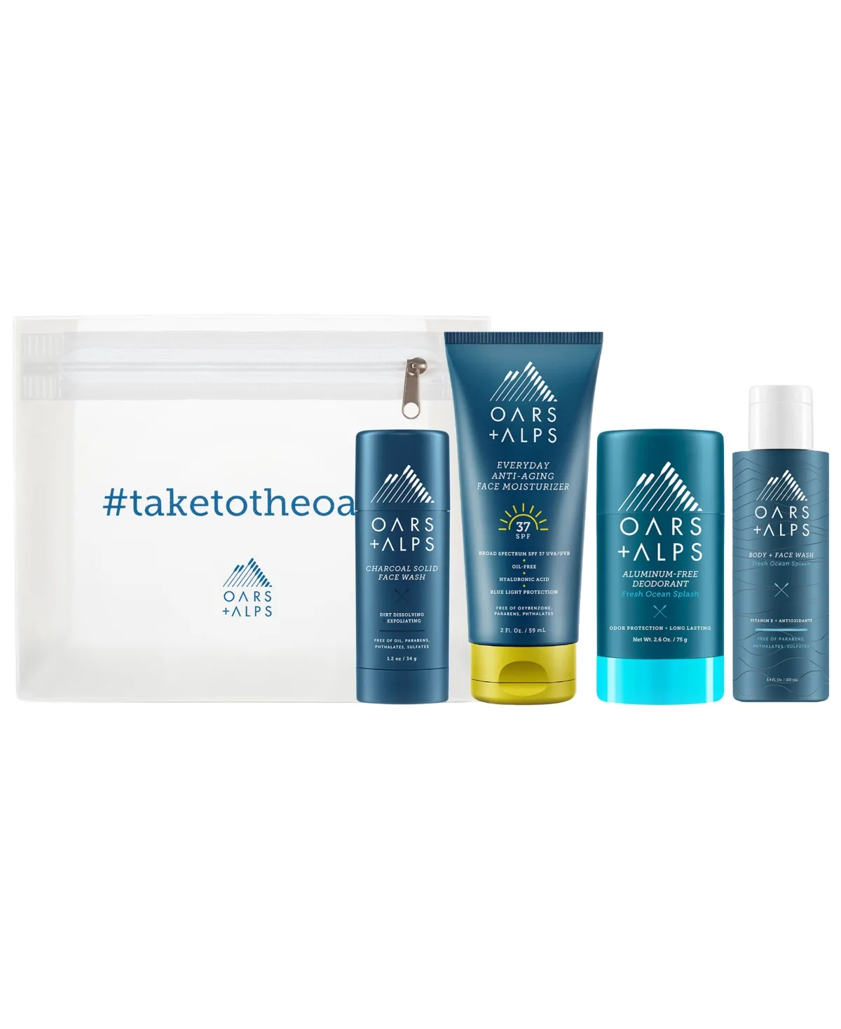 5-Piece Skincare Jetsetter Kit by Oars  Alps