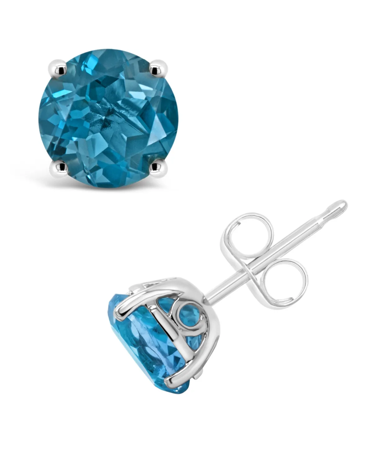 Peridot (1-7/8 ct. t.w.) Stud Earrings in Sterling Silver by Macy's