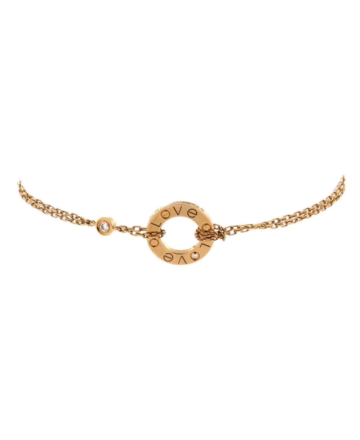 Pre-Owned Cartier Love Diamond Bracelet (0.03 ct. t.w.) in 18k Yellow Gold by Cartier's