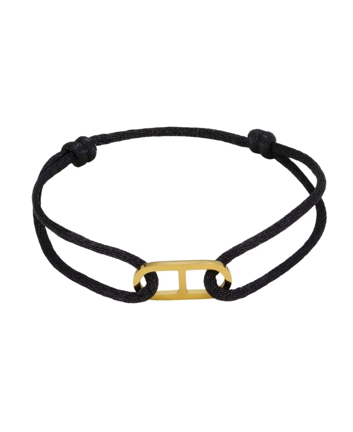 Gold Mariner Stainless Steel Adjustable Bracelet by Adornia