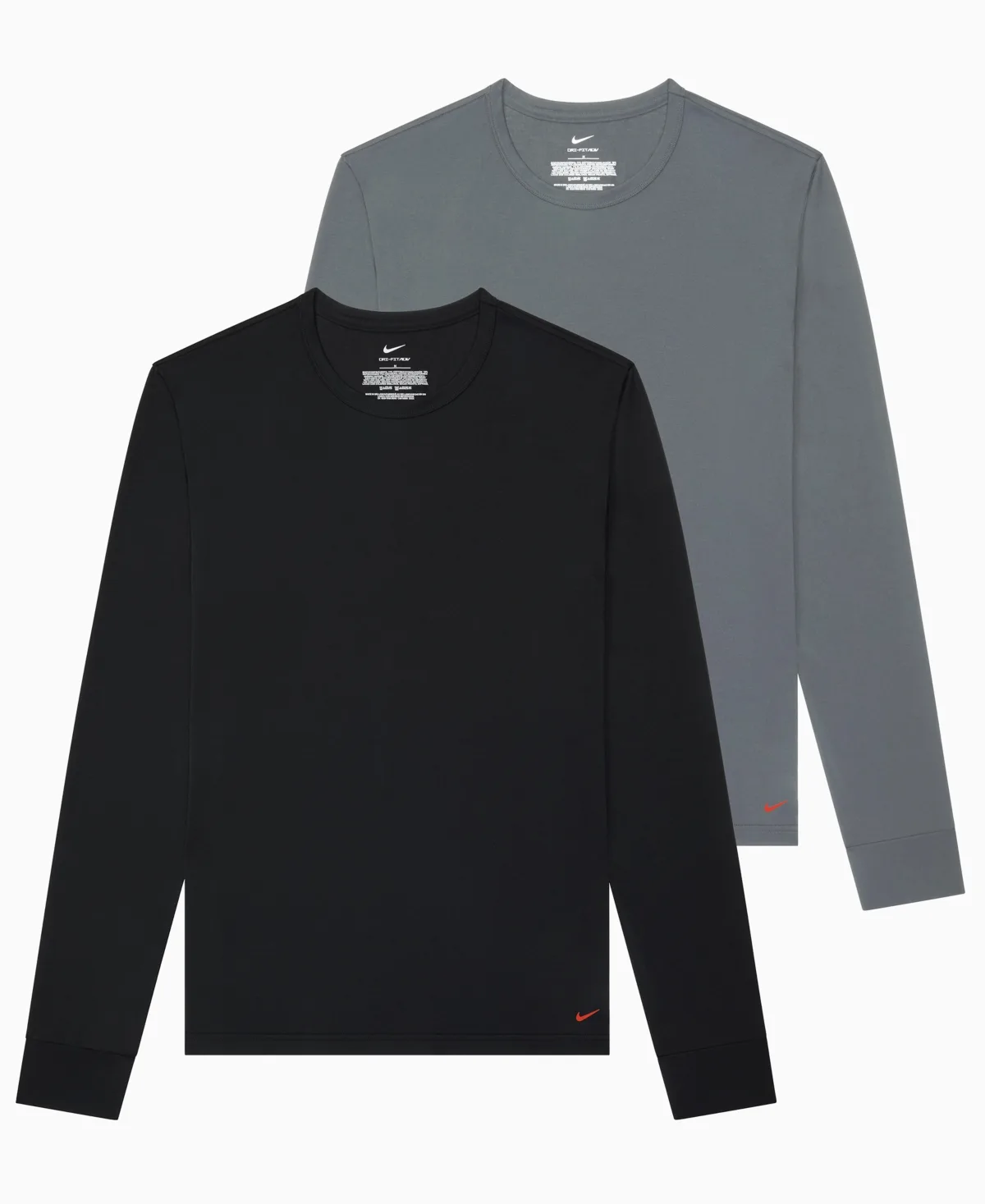 Long-Sleeve Crewneck T-Shirt, 2-Pack by Nike