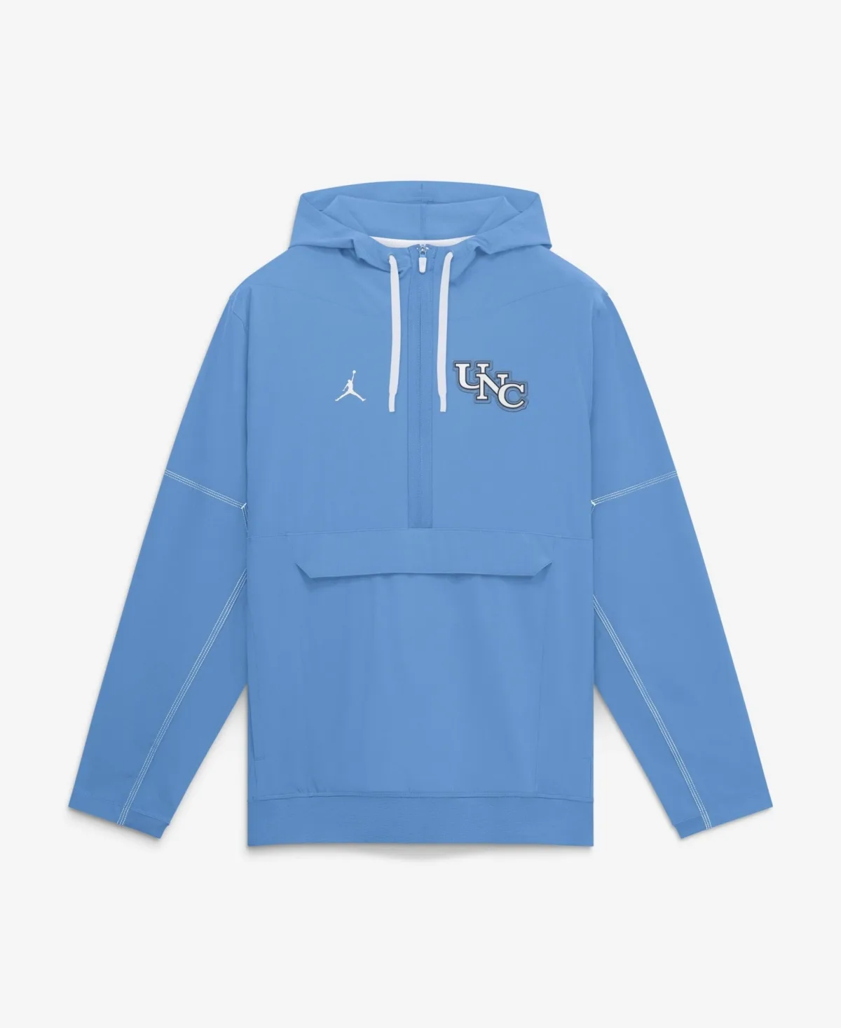 North Carolina Tar Heels 2026 Sideline Anorak Half-Zip Hooded Jacket by Jordan