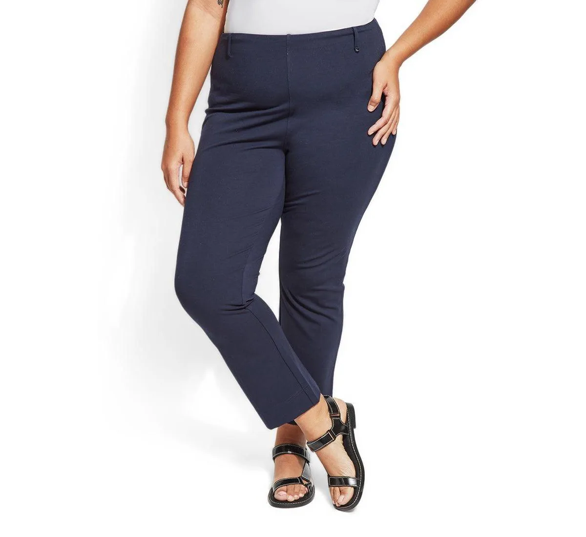 Baby Boot Ankle Pant Curvy by Lysse