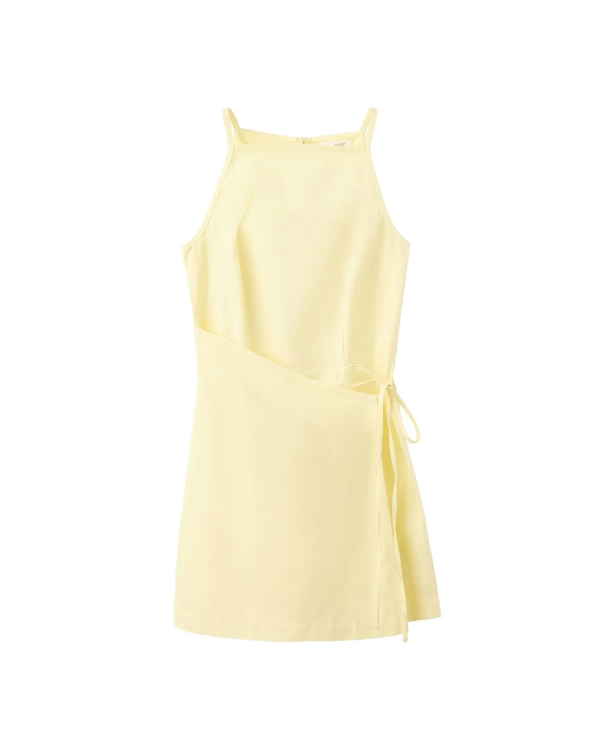 Straps and Bow Detail Mini Cotton Dress by Mango