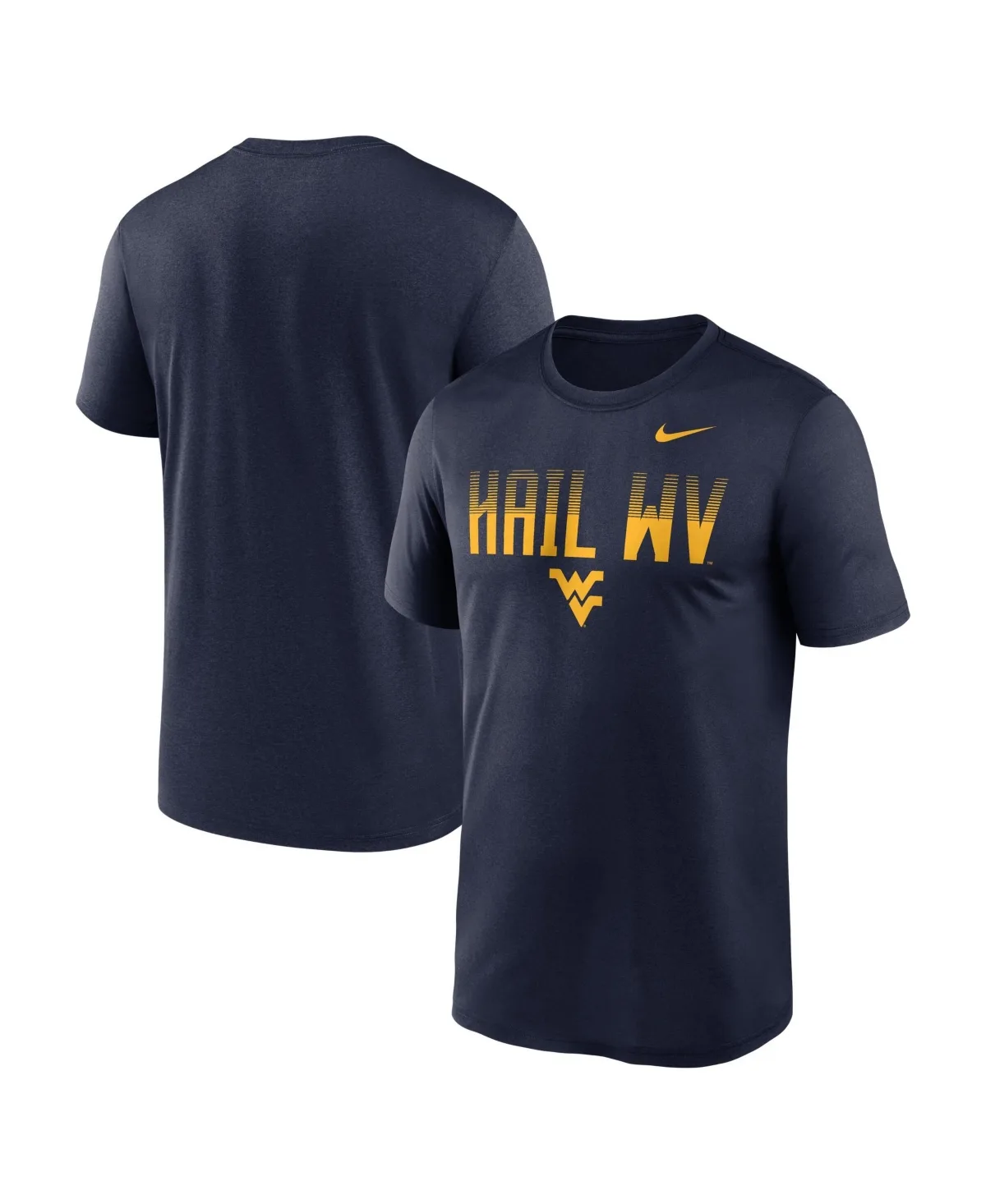 West Virginia Mountaineers Primetime Legend Kinetic Mantra Dri-Fit T-Shirt by Nike