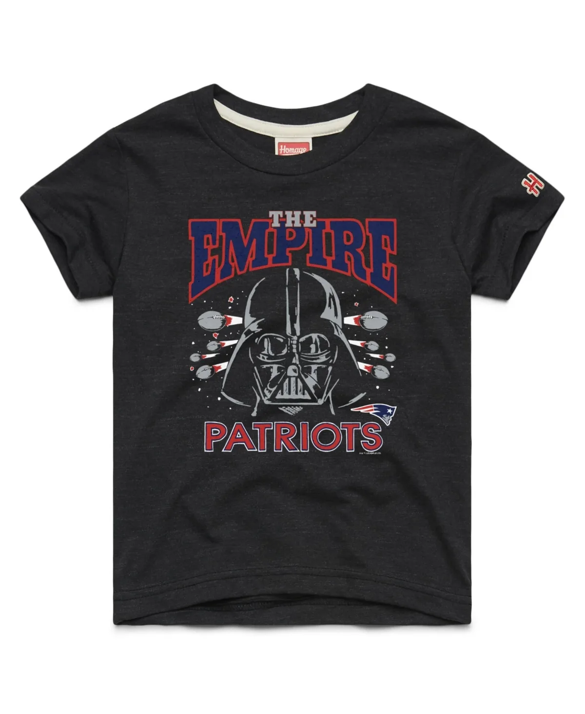 New England Patriots Star Wars Tri-Blend Relaxed-Fit T-Shirt by Homage
