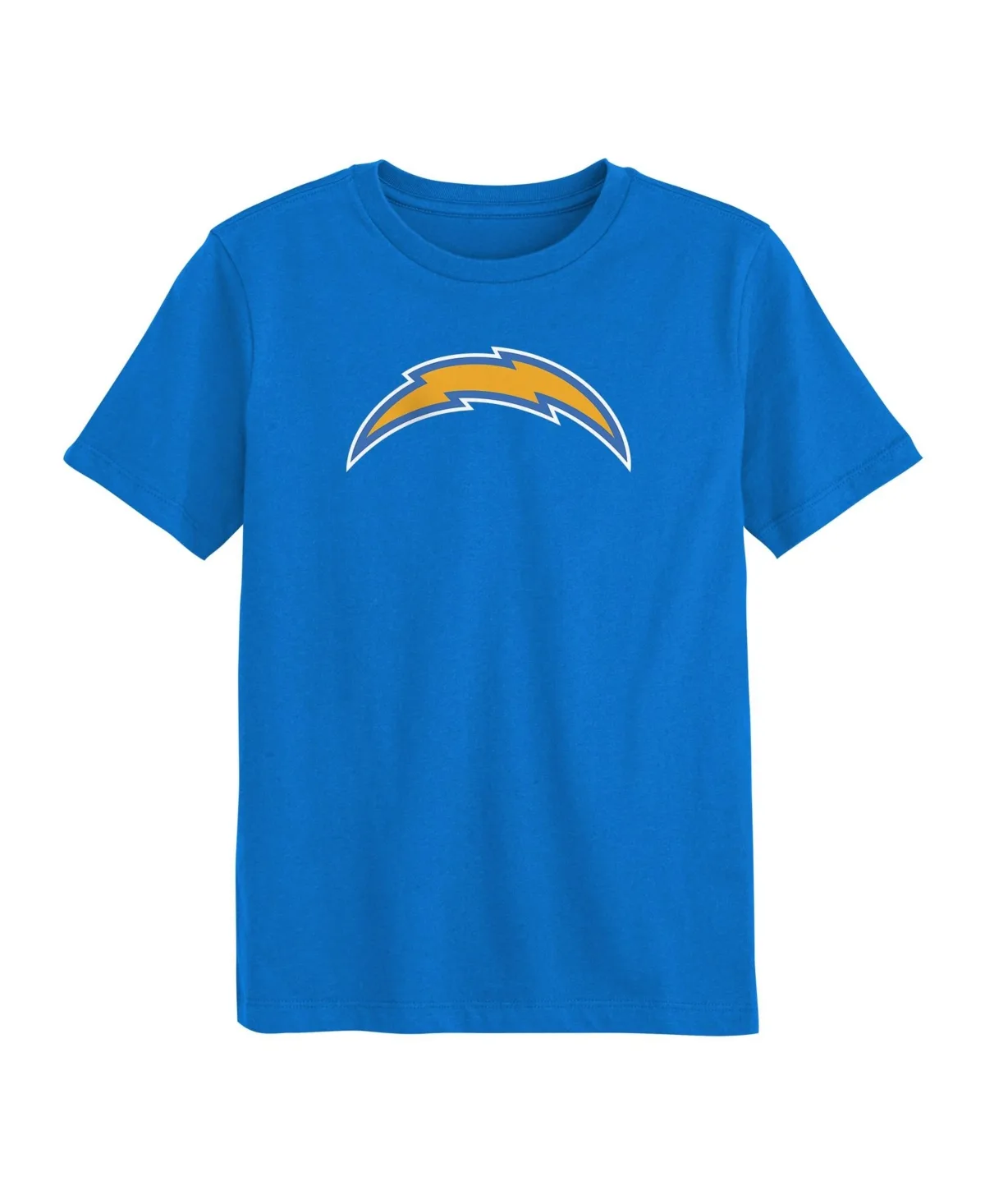 Los Angeles Chargers Screen Print Crewneck T-Shirt by Outerstuff