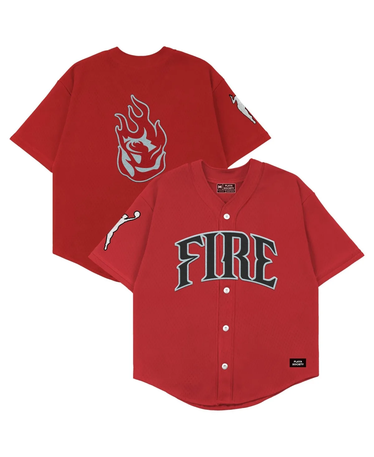 Portland Fire Embroidered V-Neck Jersey by Playa Society