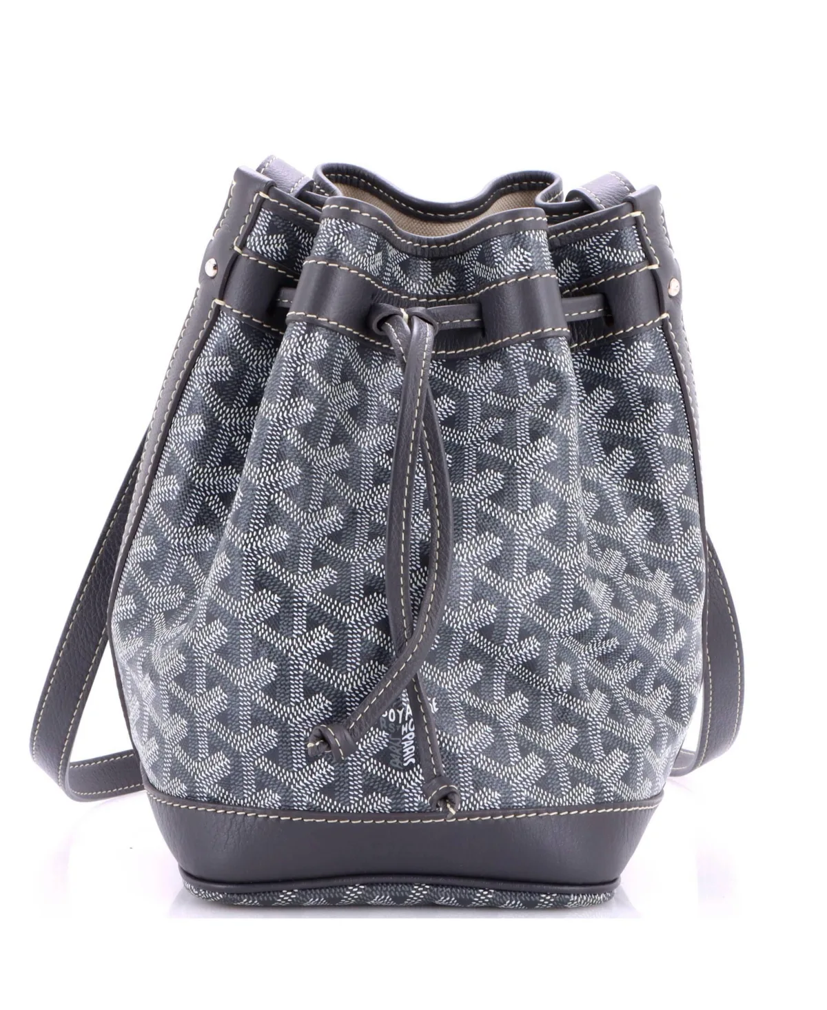 Pre-Owned Goyard Pm Petit Flot Bucket Bag Coated Canvas by Pre Owned Goyard
