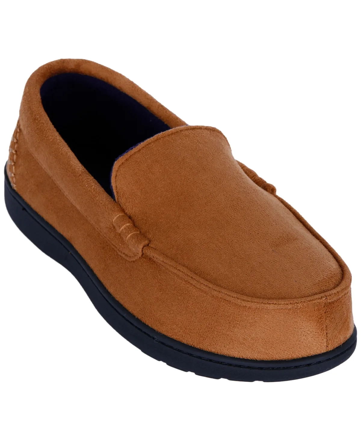 Faux Suede Moccasin Slippers by Isotoner