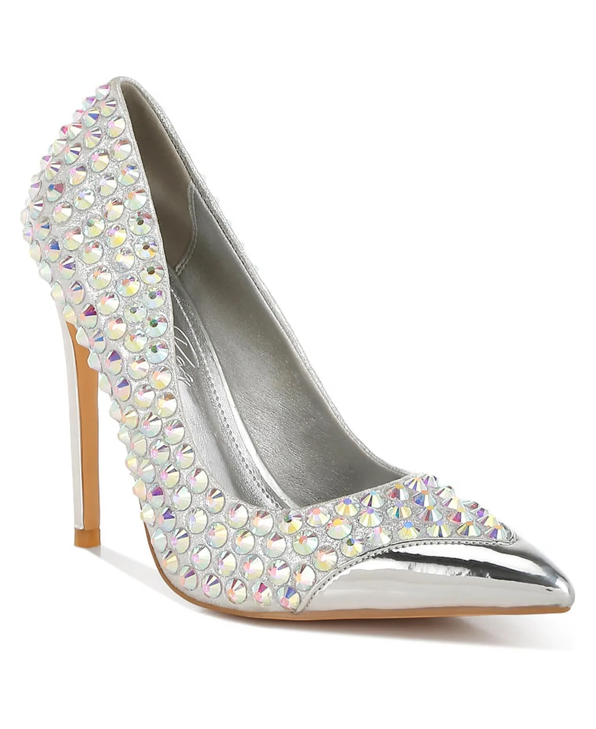 Super Fan Diamante Embellished Stiletto Pumps