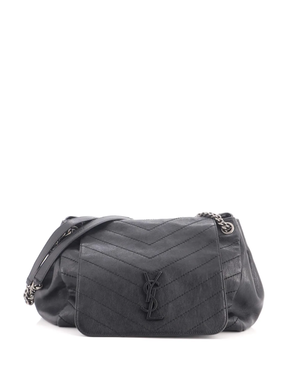 Pre-Owned Saint Laurent Medium Nolita Satchel Matelasse Chevron Leather by Saint Laurent