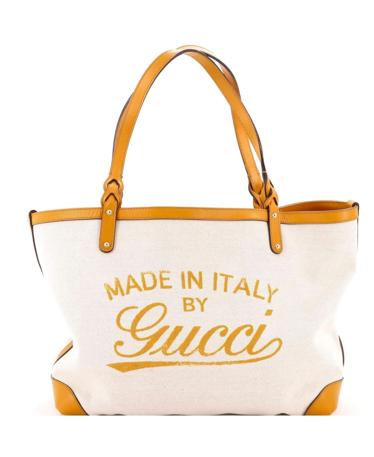 Pre-Owned Gucci Medium Craft Tote Canvas with Leather by Gucci