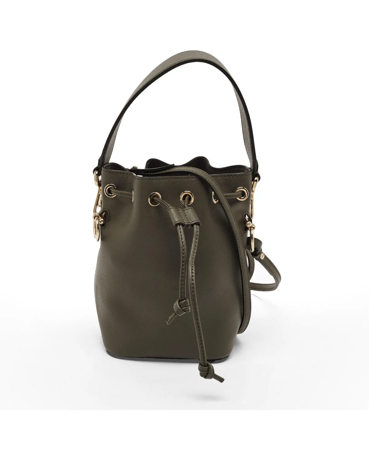 Pre-Owned Fendi Mon Tresor Mini Leather Bucket Bag by FENDI