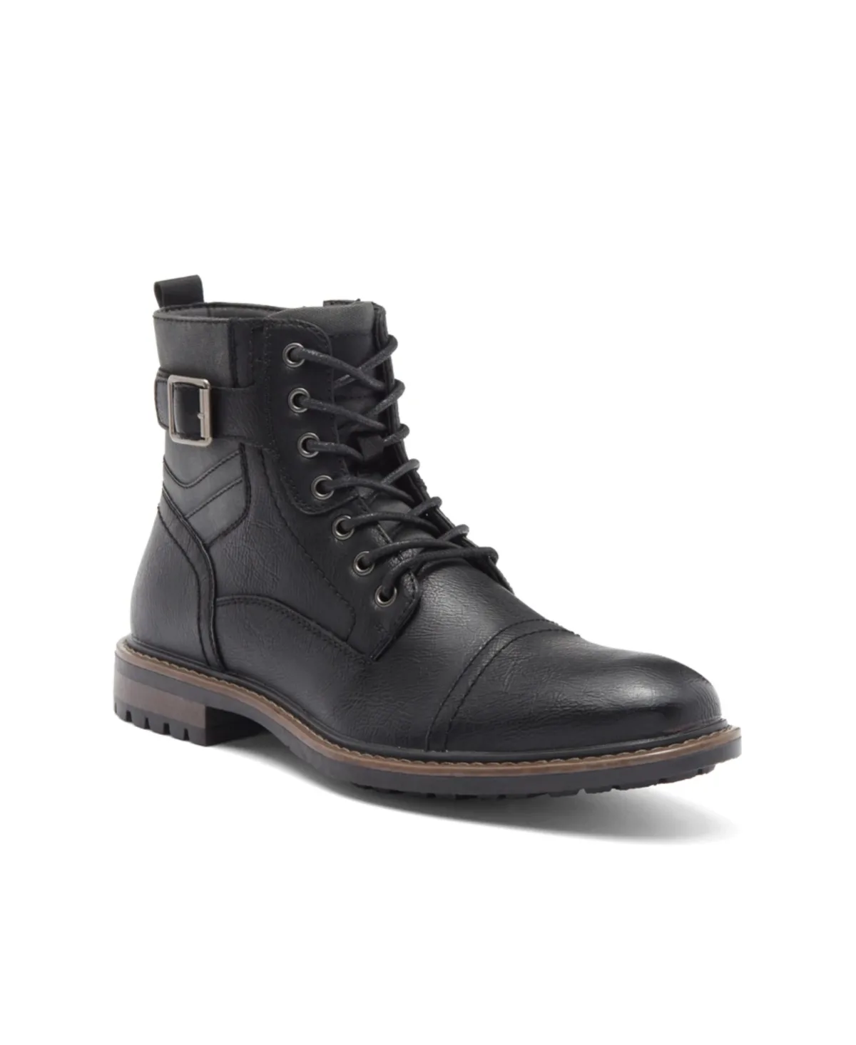 Side Buckle Cap Toe Boot by Rush Gordon Rush