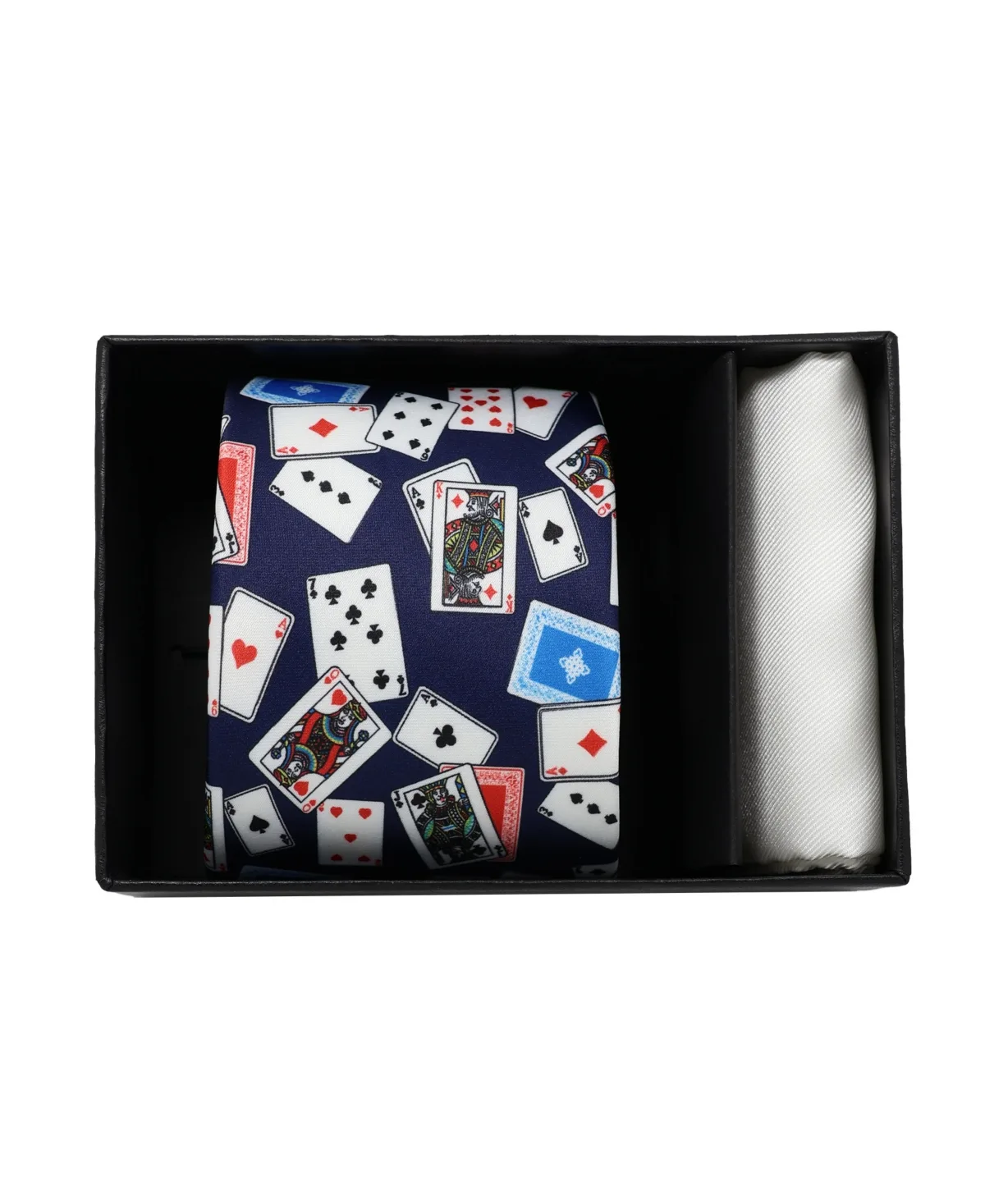 Casino Novelty Tie and Pocket Square, 2-Piece Set by Nicole Miller