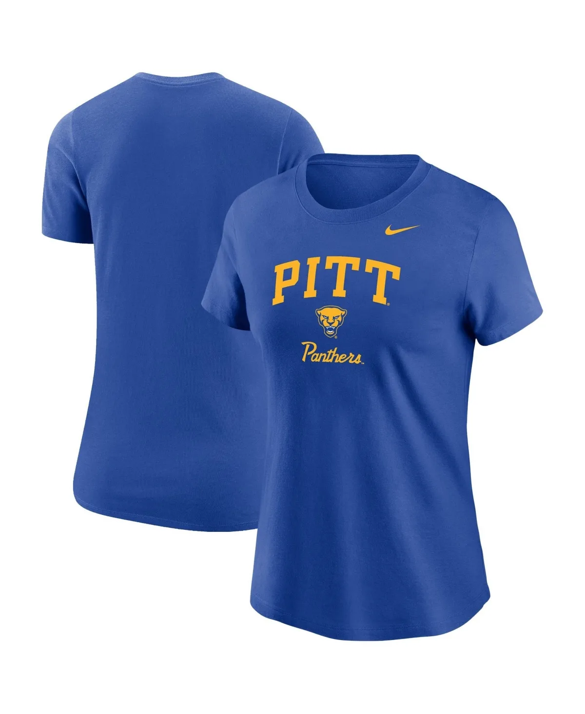 Pitt Panthers Primary Combed-Cotton Relaxed-Fit T-Shirt by Nike