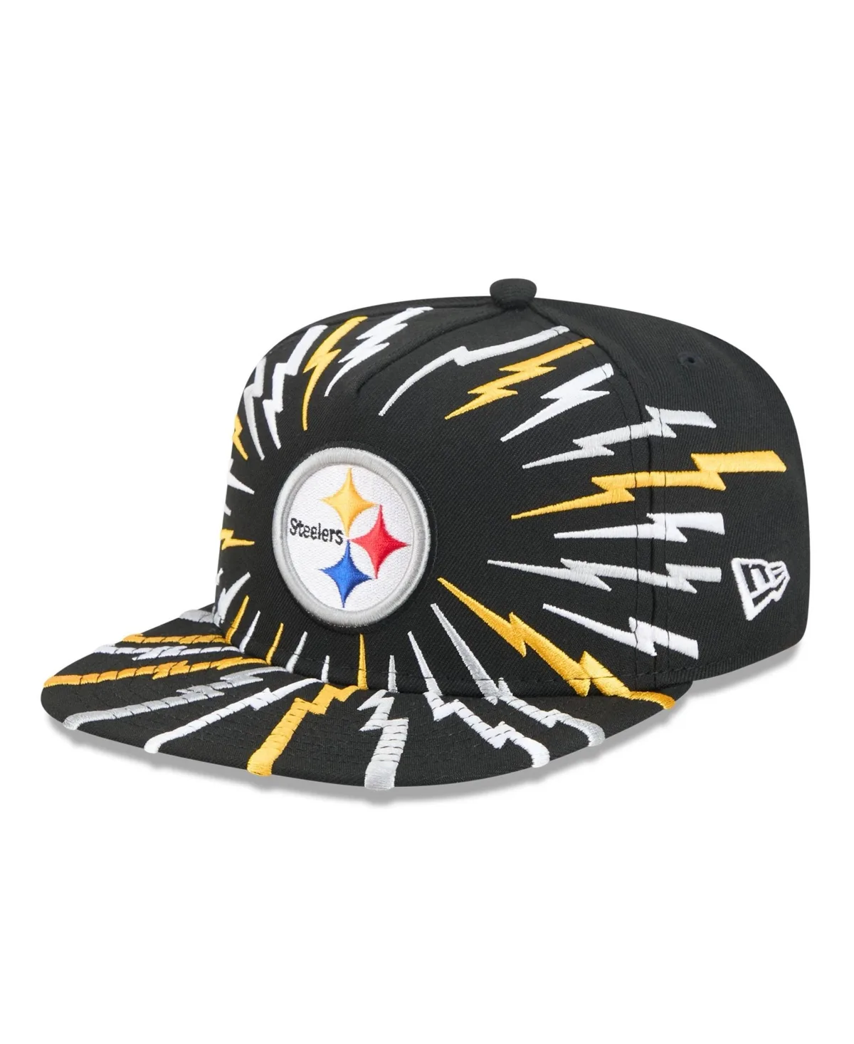 Pittsburgh Steelers Bolt A-Frame 9FIFTY Snapback Hat by New Era