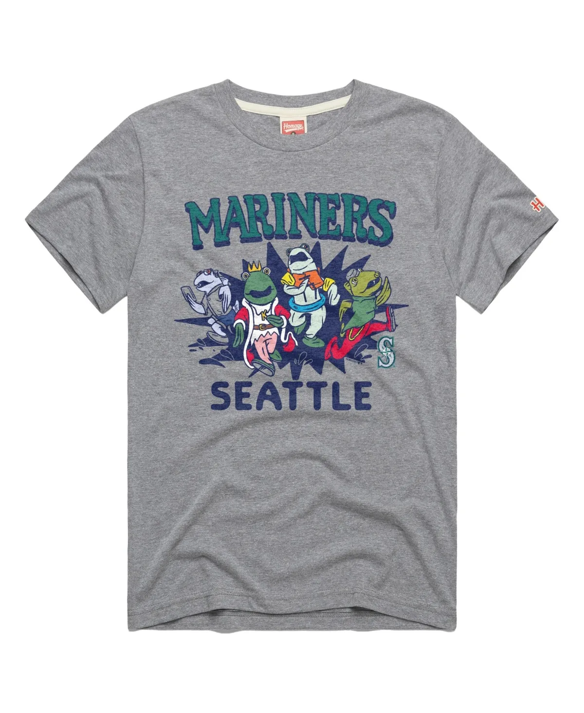 Seattle Mariners Tri-Blend Hyperlocal T-Shirt by Homage