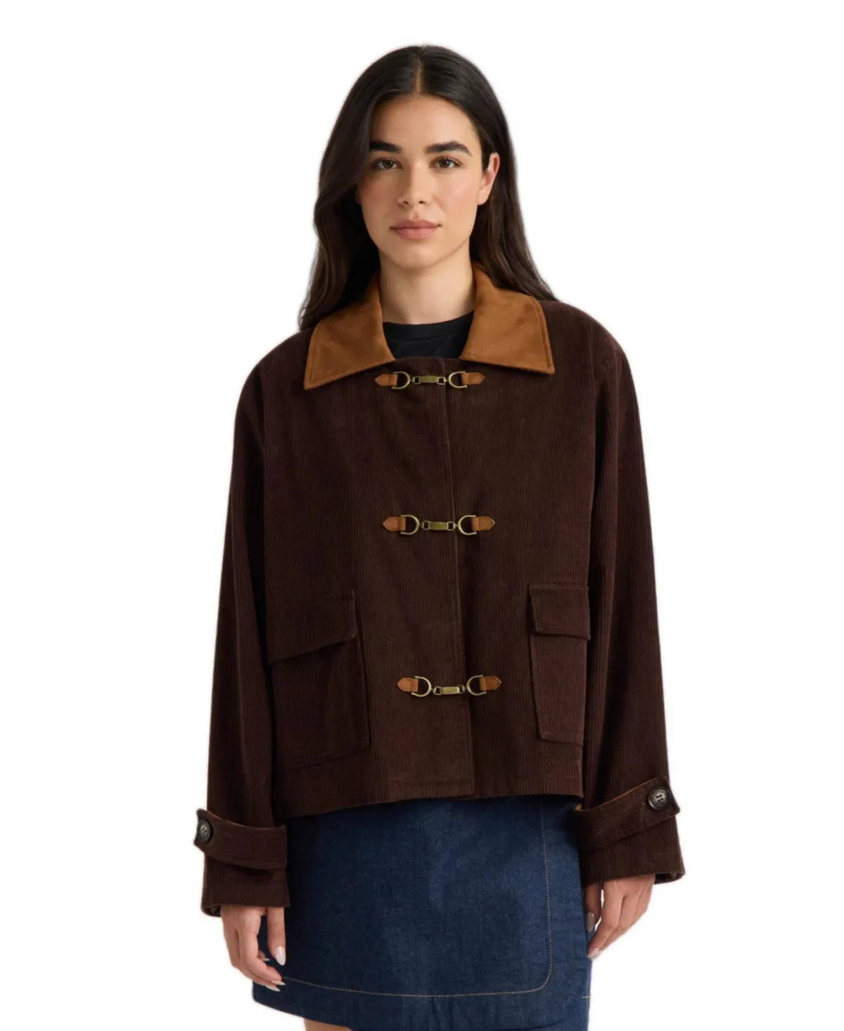 Hunter Crop Jacket with Snaffle by Eileen Fisher