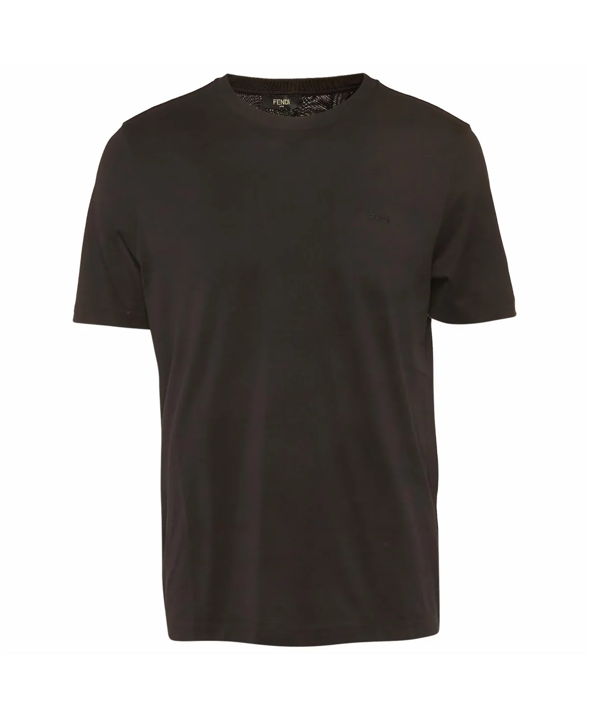Pre-Owned Fendi Tonal Logo Jersey T-Shirt by FENDI