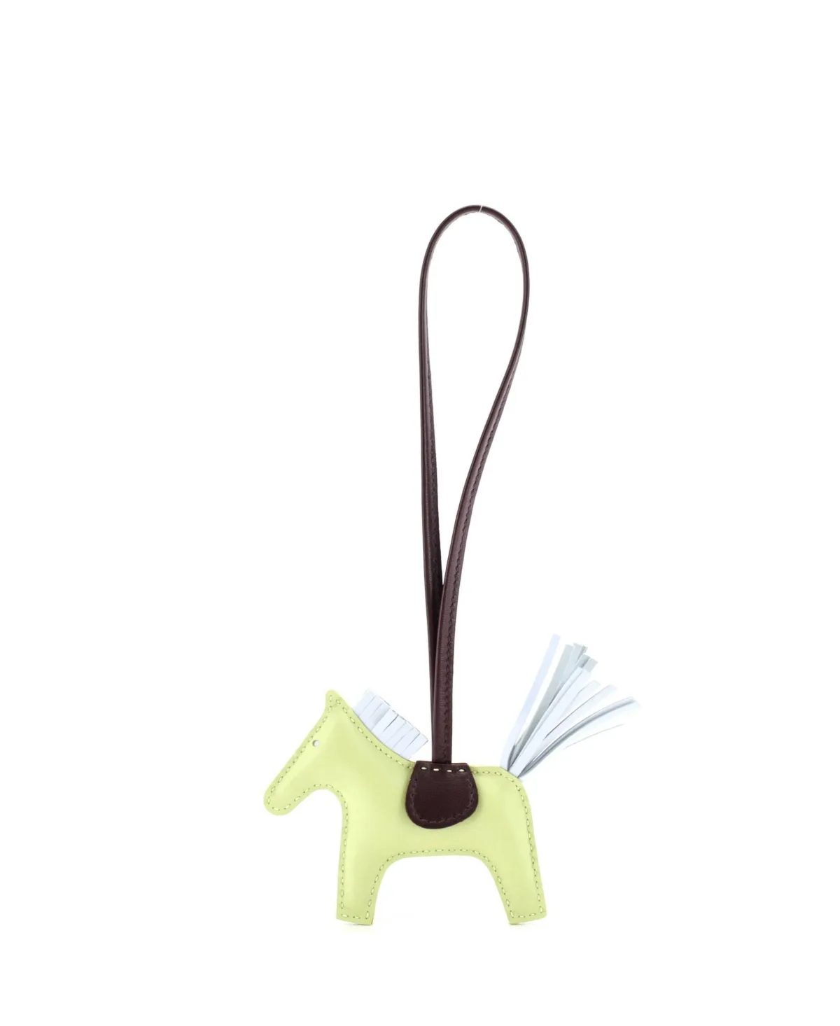 Pre-Owned Hermes GriGri Rodeo Leather Bag Charm, 3.5W x 3H x 1D by Hermes