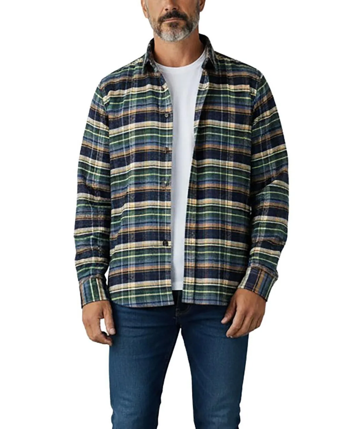 Organic Long Sleeve Flannel Button Down Shirt by Hope & Henry