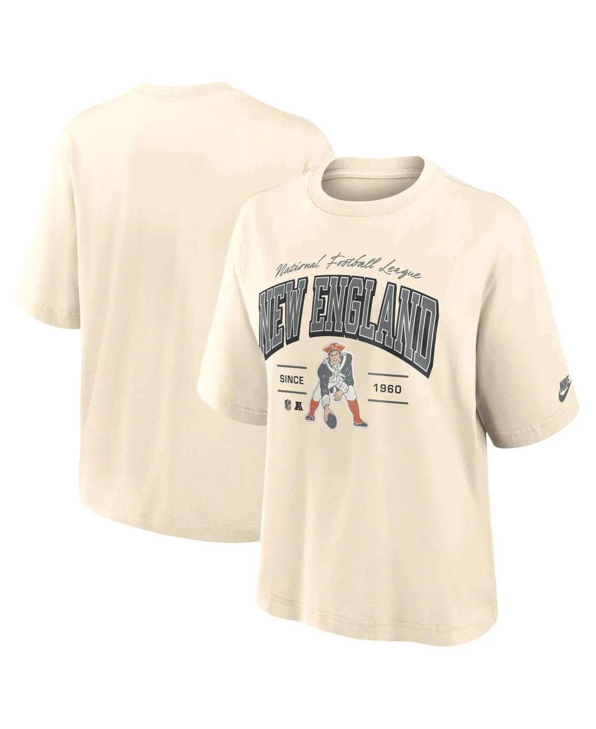 New England Patriots Vintage Mod Boxy T-Shirt by Nike