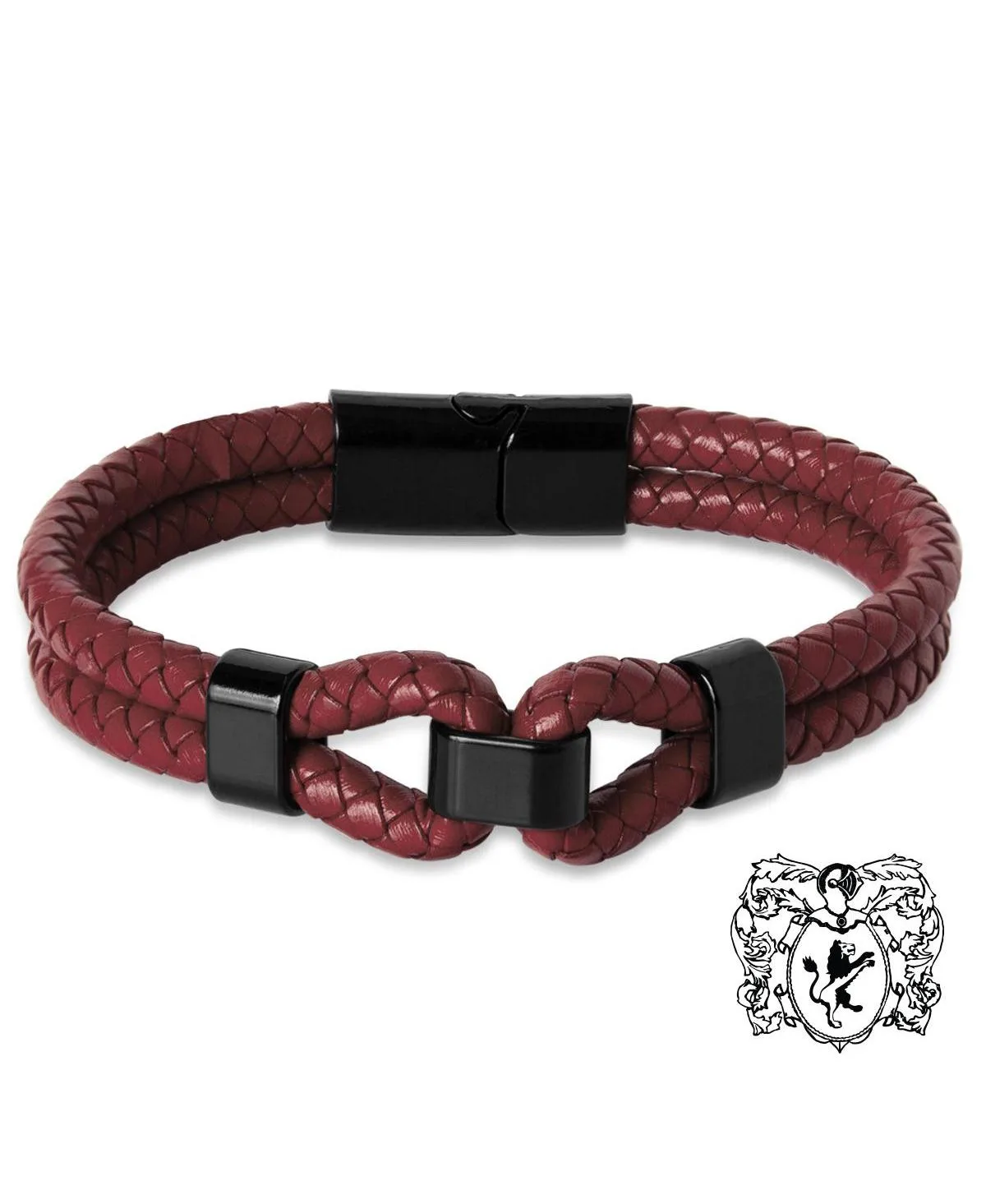 Leather Infinity Bracelet by Bruno Magli
